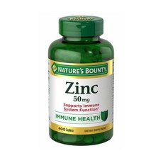 네이쳐스바운티 아연 50mg 글루텐 프리 캐플렛, 400정, 1개