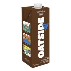 오트사이드 초콜릿맛 1Lx2 식물성 귀리우유 jh유통, 1L