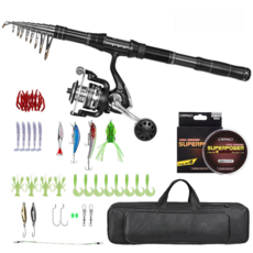 블루웨이브 원투낚시대 세트 구멍치기 계곡낚시 바다낚시루어낚시