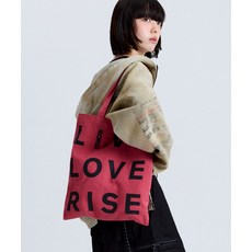 [마크니] LLR SLOGAN ECO BAG PINK