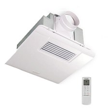 ALASKA 阿拉斯加 浴室暖風機300BRP，PTC陶瓷加熱，四季換氣乾燥暖房，智能控制七重防護, 白色, 300BRP(遙控/110V)