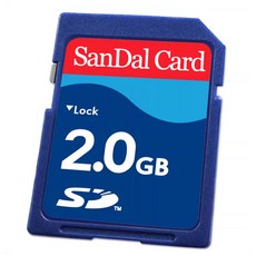 2GB SD카드 USB 어댑터 세트 디지털 카메라 호환 메모리 카드 리더기, 1_2GB 메모리, 1개