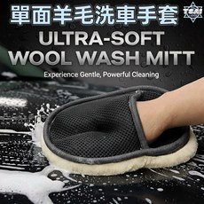 TSAI 小蔡的店 大尺寸羊毛洗車手套 柔嫩不傷漆 耐用洗車清潔, 1個, 1個
