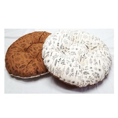 스케치 빵빵이방석 순면 고정끈구비 식탁방석 학생 사무실 솜일체형