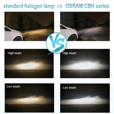 호환 OSRAM H11 H4 H7 H1 HB3 9005 HB4 9006 12V 55W 쿨 블루 하이퍼 할로겐 차량 전조등 빔 5300K 화이트, 05 H7