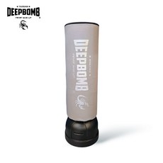 古川小夫 DEEPBOMB 直立式沙包 拳擊靶 落地靶 在家運動 安全健身 水泥灰, 直立靶