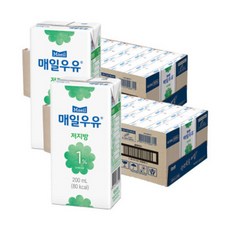매일우유 매일 멸균우유 저지방 1프로 200ML 48팩