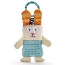 Taf toys 嬰兒吊掛玩具 (保羅熊/海豹阿星/猴子馬哥/貓頭鷹奧比/風車), 兔子羅尼, 1個