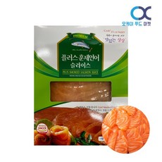 훈제연어 슬라이스 칠레산 200g 연어 슬라이스연어 초밥용연어, 1개