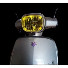 SUI 大燈護片 方向燈護片 大燈護蓋 燈殼變色片 燈具護片 燈殼護片, 橘色 正常透光,大燈+方向燈, 1個