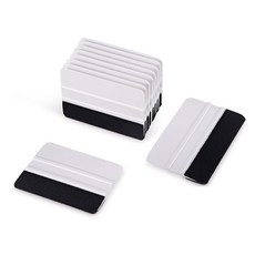 TOFAR 비닐 설치 도구 펠트 카드 스퀴지 스크레이퍼 윈도우 틴트 필름 자동차 스티커, 10pcs White