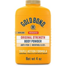 Gold Bond 메디컬 파우더 113g 피부진정 바디파우더, 1개