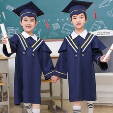 교복몰 졸업사진 네이비 학사복 학사모 세트 졸업식