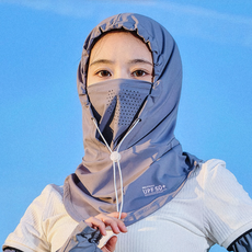 햇빛 차단 UPF50+ 러닝 에어라이트 바라클라바 자외선차단마스크, free, 1개