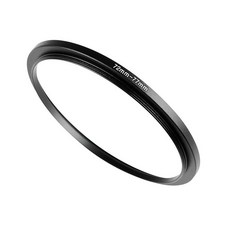 58-82MM 스텝업 링 어댑터 58MM ~ 82MM 필터 렌즈 마운트 DSLR 및 ND UV CPL IR, 72-77MM, 1개
