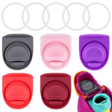 ECLATIS ZON 온BB2E(넓음) Owala Fr2E(넓음)sip16/19/24/32/40oz 뚜껑 물병 개스킷 실리콘 캡 인서트 스토퍼 부품 액세서리와 호환되는 고무, 완벽한 씰 키트 5개, 5가지 색상 키트 2