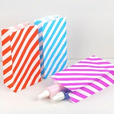 각대봉투 답례 포장 종이 봉투 답례품 선물 소품 사선, 분홍