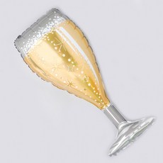 샴페인잔은박풍선 파티 홈파티 파티 생일 호일 장식 벌룬, 본상품, 상세페이지 참조, 1개