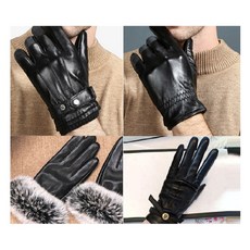 Longface 양가죽장갑 터치장갑 남성장갑 여성장갑 남자 여자 토끼털장갑