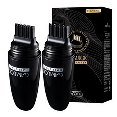 프롱 감쪽 헤어 새치 커버 틴트 스틱 8ml, 블랙, 2개