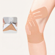 메이드온 무릎 테이핑 근육 테이프 러닝 등산 스포츠테이핑, 1세트, 10개입