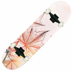 스케이트보드 입문용 성인 충전식 롱보드 크루져보드 크루저보드, 1개, 폴른리프