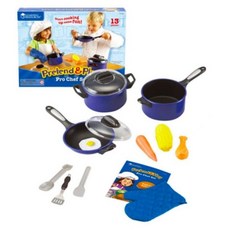 晴晴百寶盒 專業小廚師手做辦家家酒可愛益智玩具 W406，創意寶寶早教益智遊戲，美國進口扮家家酒玩具, 1個