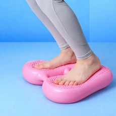 말랑 발지압 스텝퍼 균형운동 유산소 홈트 다이어트 발마사지 운동기구 핑크, 말랑 발지압 스텝퍼 균형운동 유산소 홈트 다이어트 발마