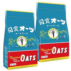 일식 귀리 빠른 요리 1000g ×2개 오트밀 제조 무첨가 빠른 귀리 일본 식품 제조 1kg, 1개, g