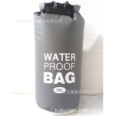 Ocean Pack 防水桶包 戶外運動游泳收納袋, 灰色,10L單肩帶