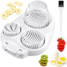 커터 IN 다목적 치즈 달걀 커터 청소 브러시 위한 버섯을 과일 삶은 달걀과 버터 주방 딸기 딸기를