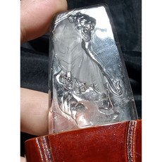 晶棋 上山虎水晶擺件 白水晶髮晶雕刻工藝品, 1個