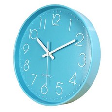 Sellyving 簡約蠟筆壁鐘, 淺藍色