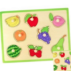 더아이 비가 꼭지퍼즐 과일 과일퍼즐 아기촉감놀이 유아퍼즐놀이