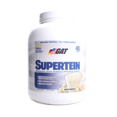 GAT SPORT Supertain 蛋白粉, 濃郁的香草, 1個, 2270克
