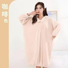 加厚連帽浴袍 吸水長款睡袍