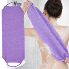 오레네 시원하게 밀어주는 대나무 때타올, 3개, 1개입, 퍼플