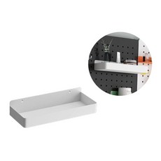 타공판 전용 수납함 대형 화이트 벽면 선반 수납선반 벽면수납 데스크테리어