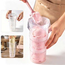 루베이 케이크 짤주머니 거치대 스택형 높이조절 가능 공간절약 베이킹 도구/케이크 가게/주방, 투명색, 1개