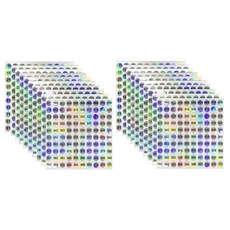 레이저 1-1000 숫자 방수 넘버 스티커, 2세트, 실버(S14080) 1000PCS