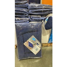 四季節雙面鋪棉日式舖棉床墊, 藍