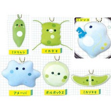 微生物實驗室吊飾 扭蛋 轉蛋 蛋樂寶, 1個, 一組特價中 要按六次喔