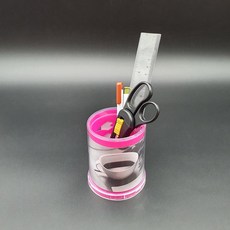 연필 꽂이 데스크 펜꽂이 필기구 정리함 색연필 볼펜 사진 메모 삽입