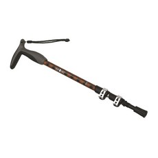 BLUE PINE 青松 短T把鋁合金快扣登山杖 2色 拐杖 MY2102, 藍綠/咖啡, 1個
