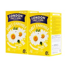 런던프룻앤허브 스위트 캐모마일 허브티, 1.5g, 20개입, 2개