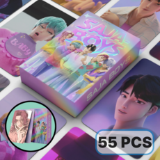 케이팝 데몬 헌터스 카드팩 사자보이즈 55종 케데헌 굿즈, 55개