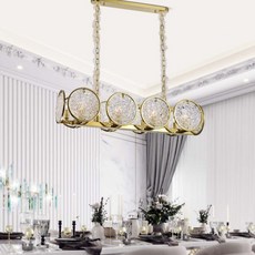 輕奢方形水晶吊燈 客廳主燈 造型餐廳燈