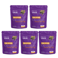 오래오랩 강황 김두부칩 슈퍼푸드 김부각 저당간식, 20g, 5개