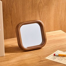 모던하우스 L 미니탁상 거울, 우드