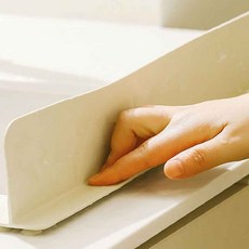 블로라 물튀김 방지 워터펜스 실리콘 싱크대 물막이, 1개, 아이보리